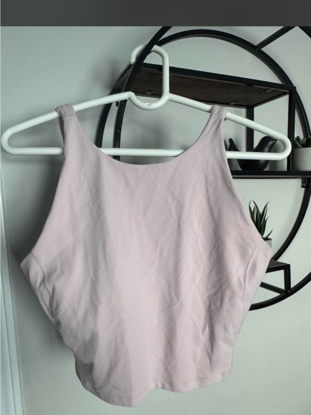 Lululemon Women’s High-Neck Tank Top in Light Pink size 12